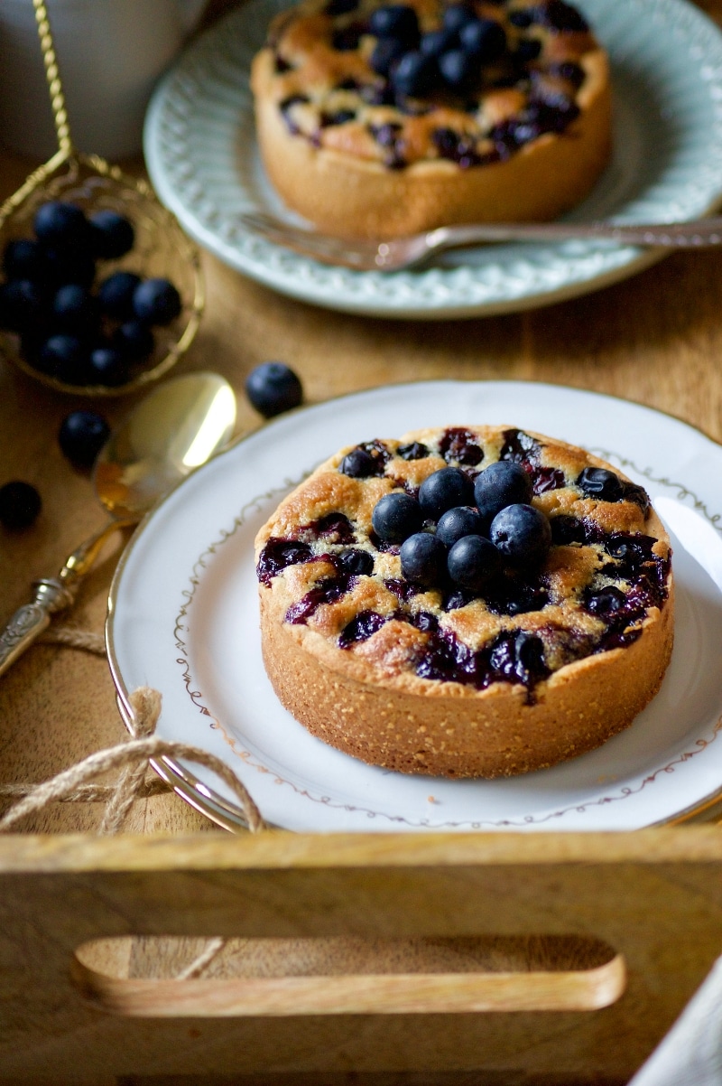 Tarte amandine aux myrtilles (recette facile)