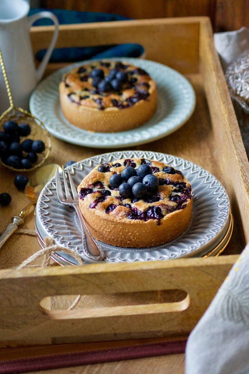 Tarte amandine aux myrtilles (recette facile)