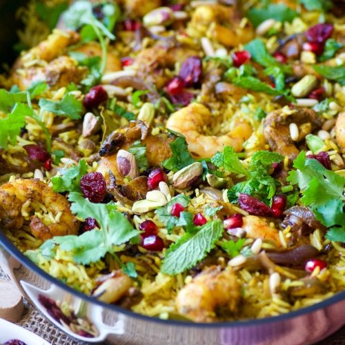 Biryani aux crevettes (recette facile)