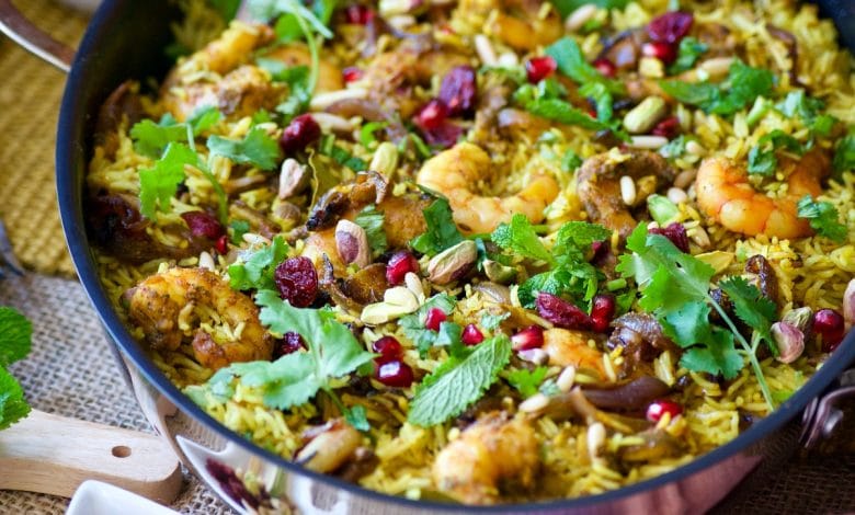 Biryani aux crevettes (recette facile)