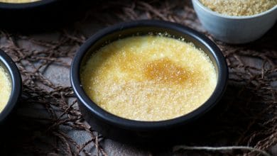 Crème brulée (recette Valrhona)