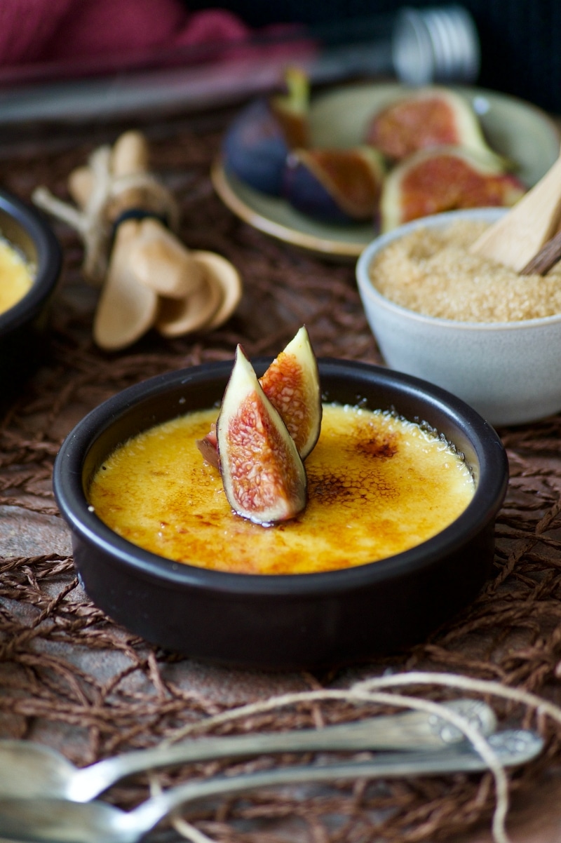 Crème brulée (recette Valrhona)