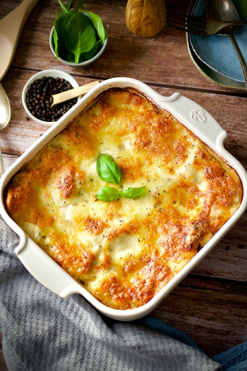 lasagnes fraîches au saumon fumé