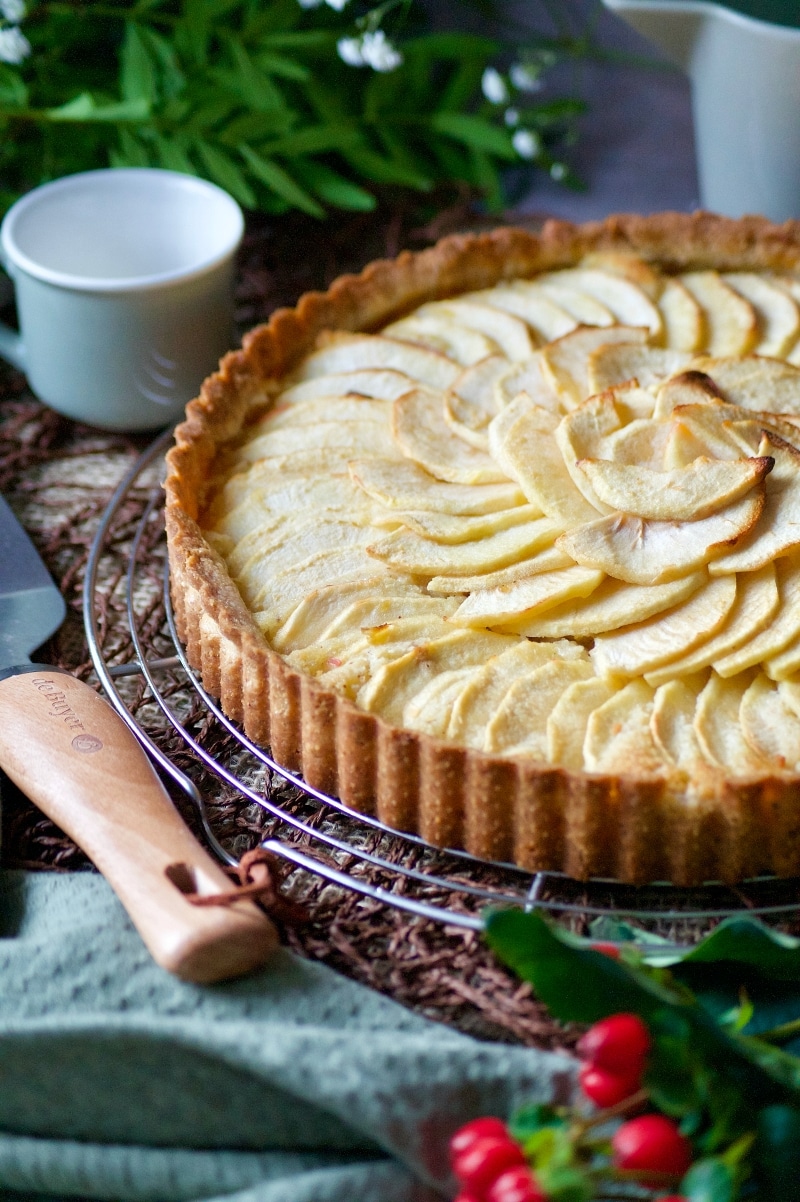 Tarte aux pommes à la crème d'amandes