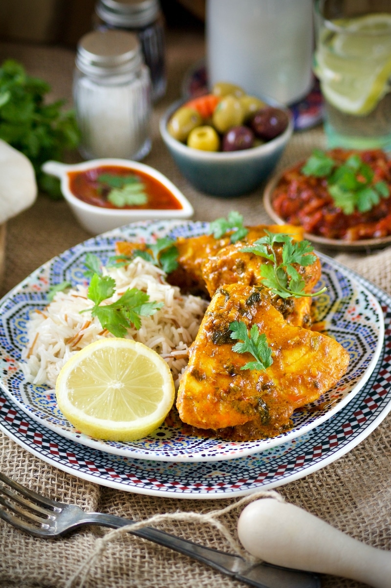 Steak de thon poêlé à la chermoula