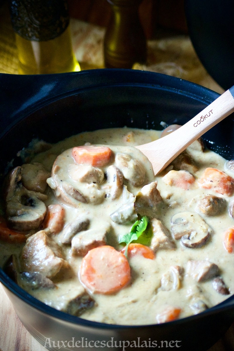 Blanquette de veau recette facile (sans vin)