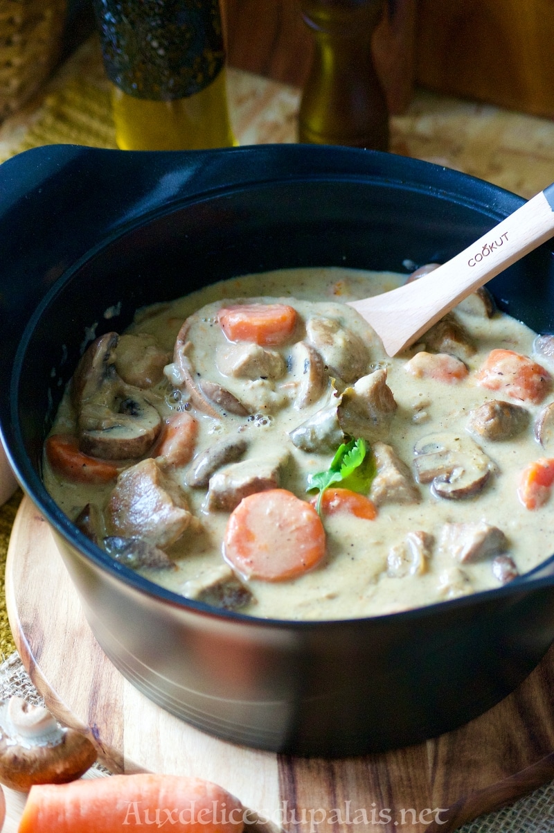 Blanquette de veau recette facile (sans vin) · Aux délices du palais