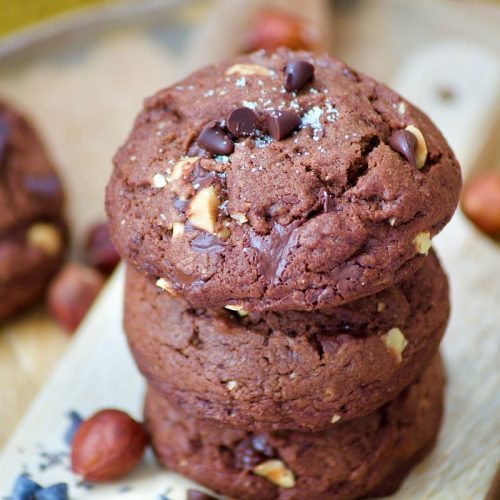 Cookies double chocolat noisettes (la meilleure recette)