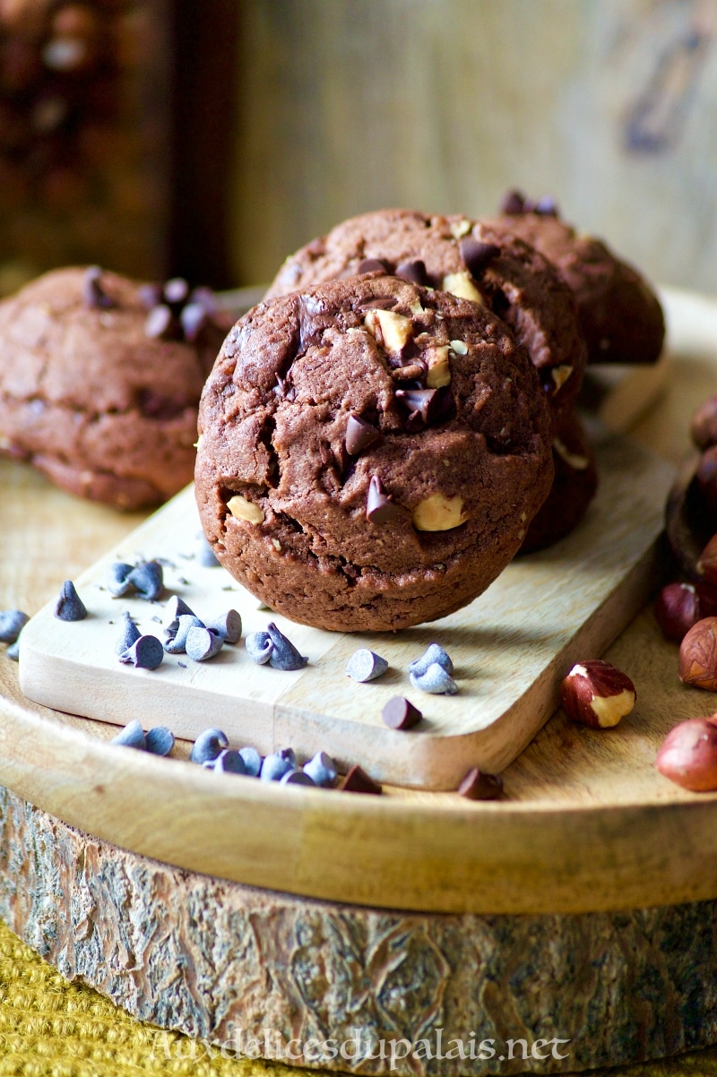 Cookies façon Levain bakery chocolat noisettes 