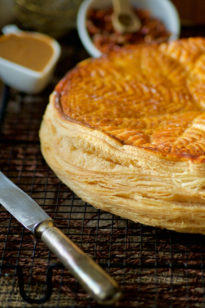 Galette des rois à la frangipane et praliné