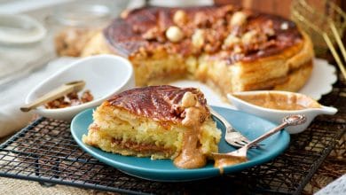 Galette des rois à la frangipane et praliné