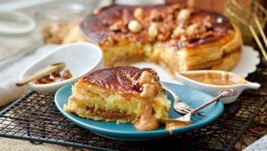 Galette des rois à la frangipane et praliné