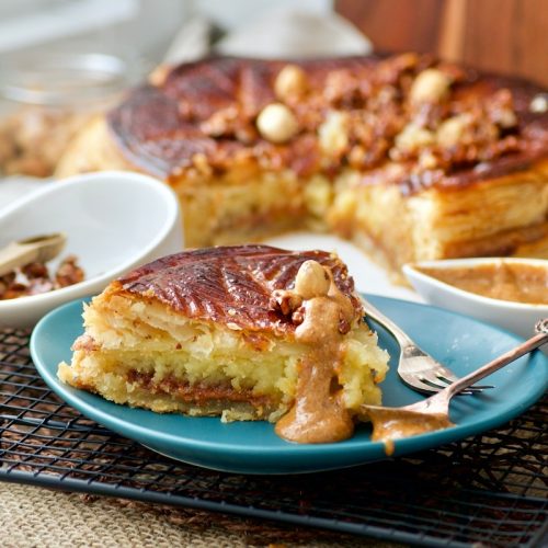 Galette des rois à la frangipane et praliné