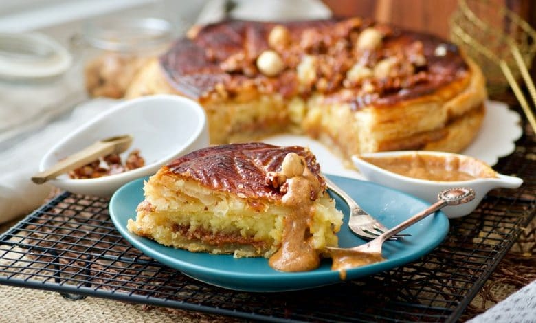 Galette des rois à la frangipane et praliné