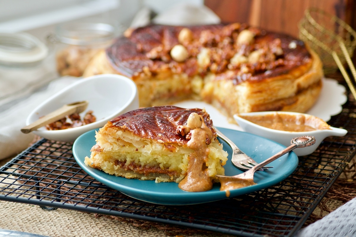 Galette des rois à la frangipane et praliné