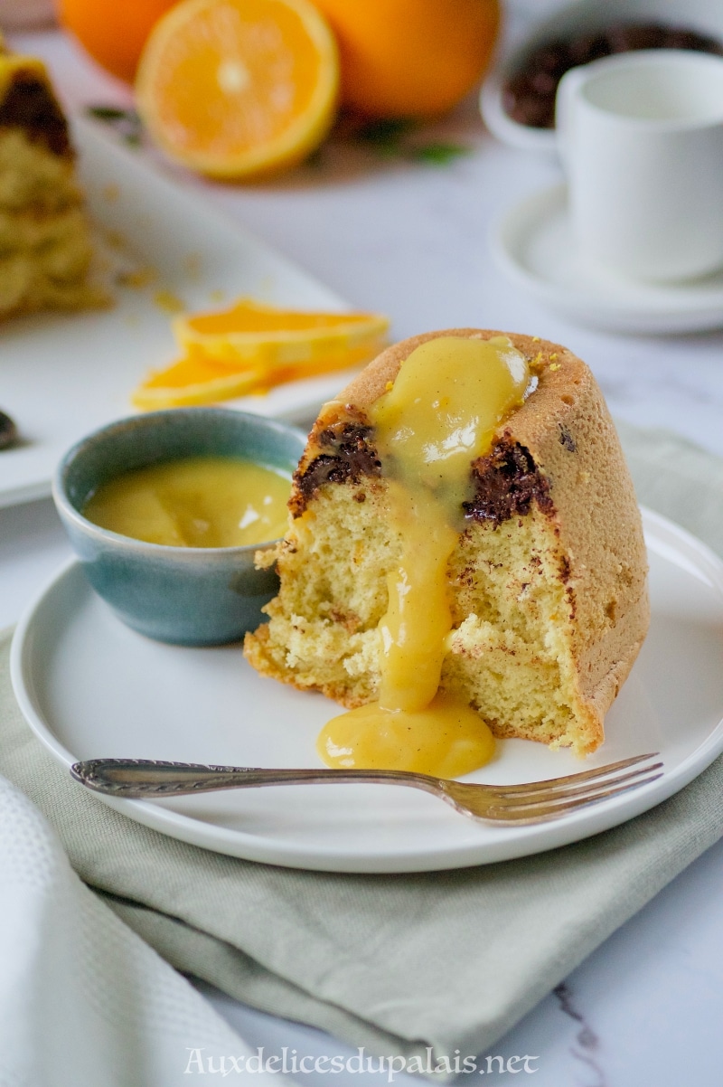 gâteau de Savoie ultra moelleux à la crème d'orange