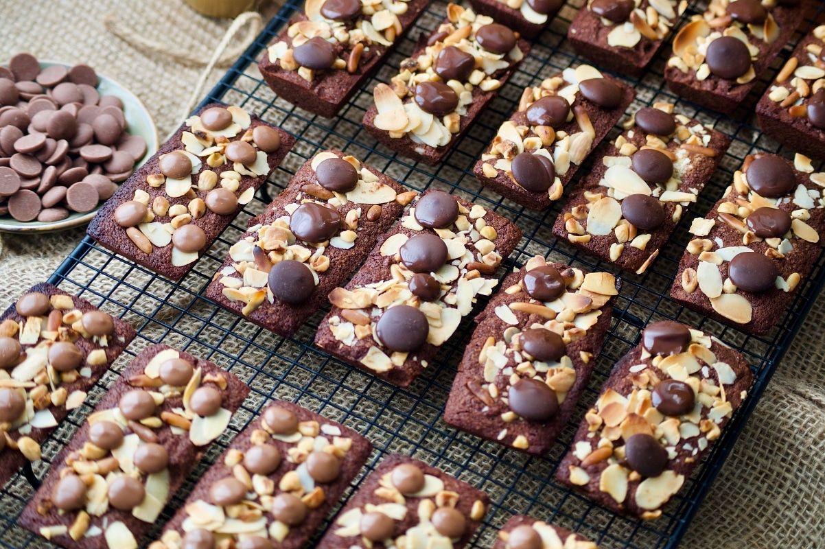 Financiers au chocolat (Recette de Felder)