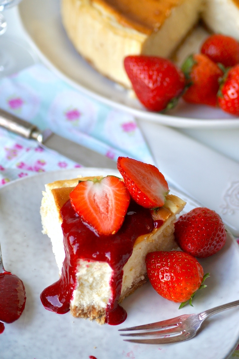 cheese-cake aux fraises (lameilleure recette)