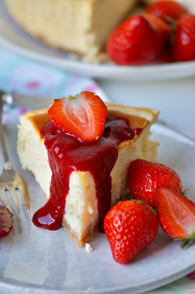 Cheesecake New-yorkais aux fraises