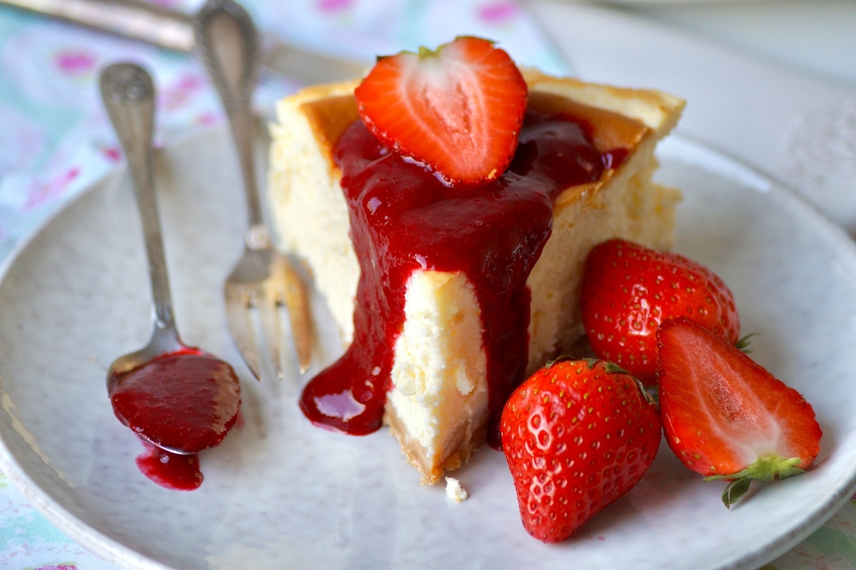 Cheesecake New-yorkais aux fraises