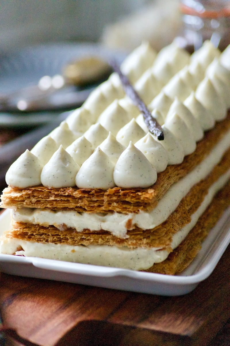 mille-feuilles (pâte feuilletée inversée)