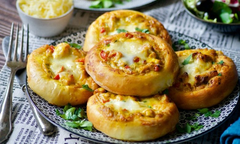 Petits pains farcis au poulet curry (Puits)