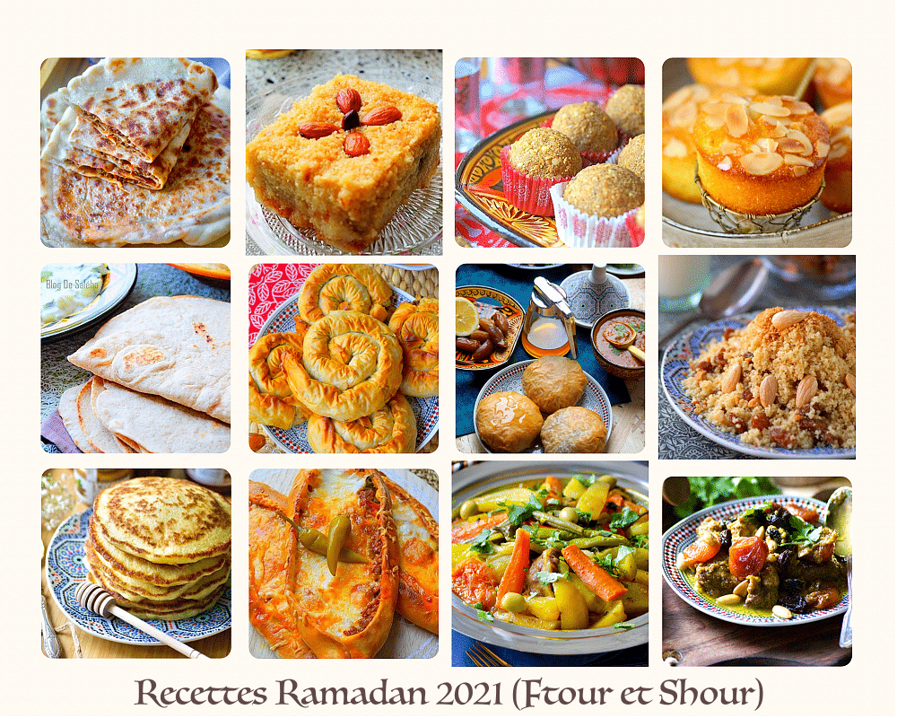 Recettes Ramadan 2021 (Ftour et Shour)