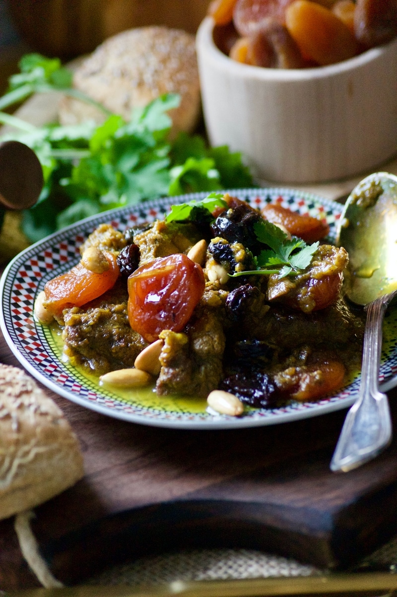 recette tajine agneau ou veau aux pruneaux et amandes