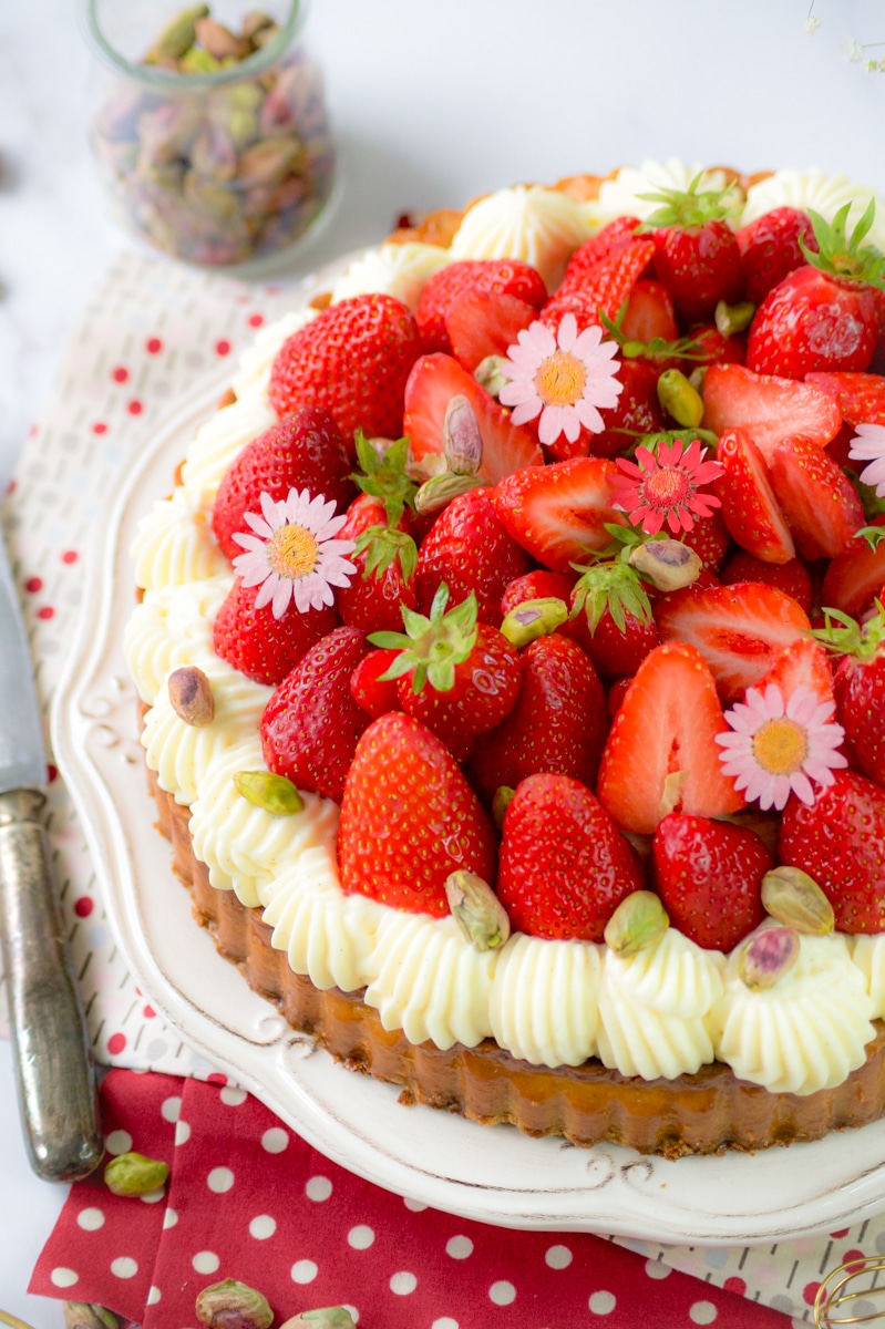  Recette tarte amandine aux fraises