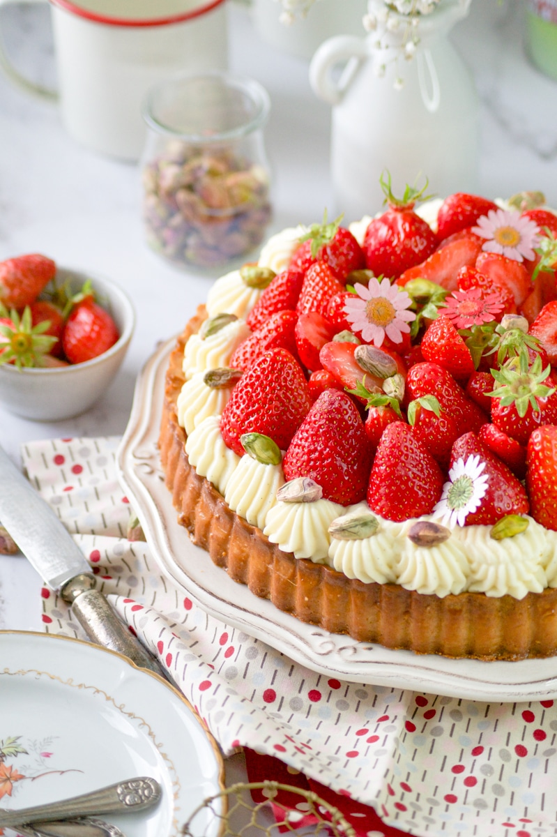 Recette de tarte aux fraises facile et inratable 