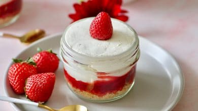 Tiramisu aux fraises (recette sans oeufs)