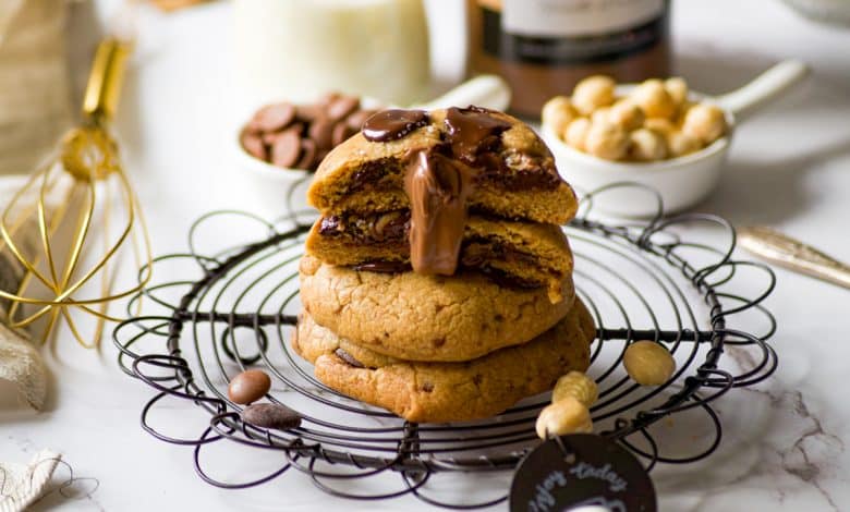 Cookies coeur fondant au chocolat