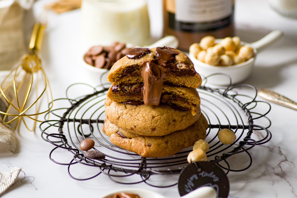 Cookies coeur fondant au chocolat