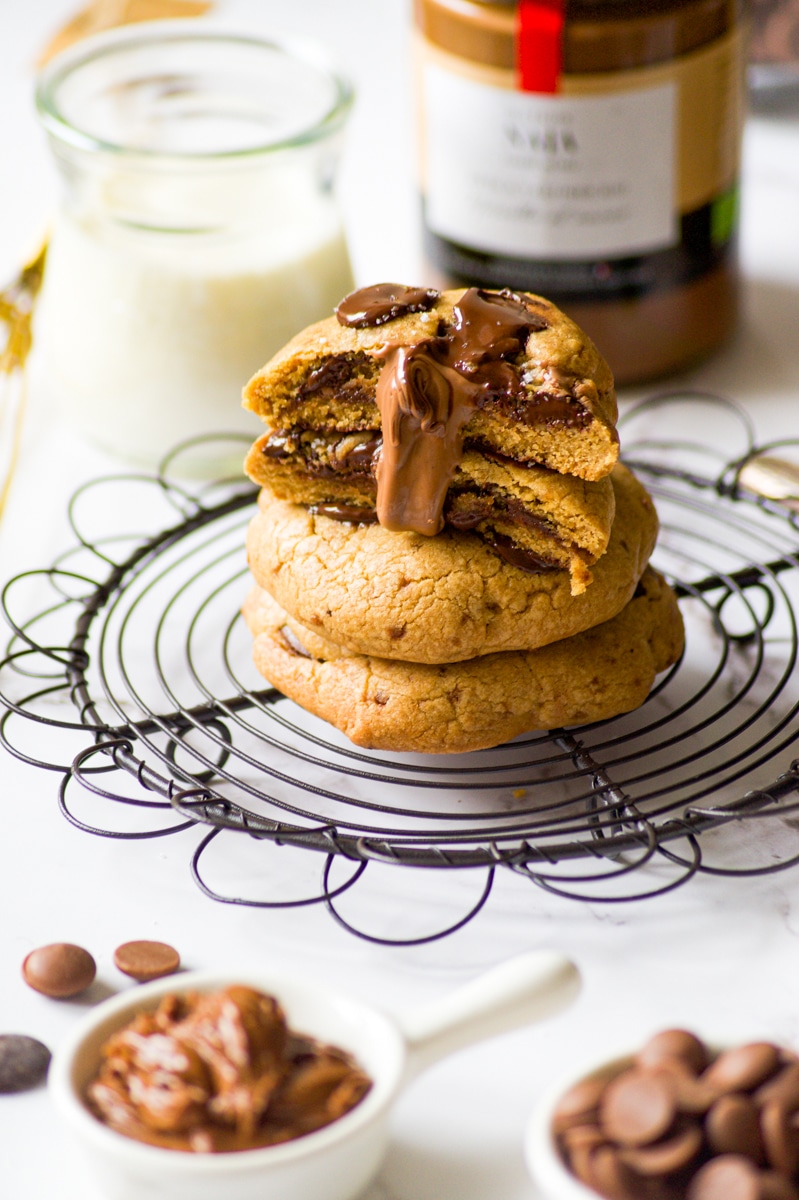 recette cookies fourrés au Nutella facile et rapide