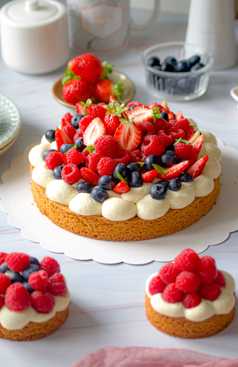 recette tarte sablé breton ganache chocolat blanc et fraises