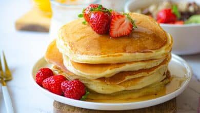 Pancakes moelleux au fromage blanc