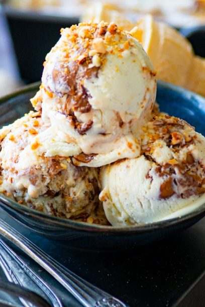 Glace maison vanille praliné (sans sorbetière)