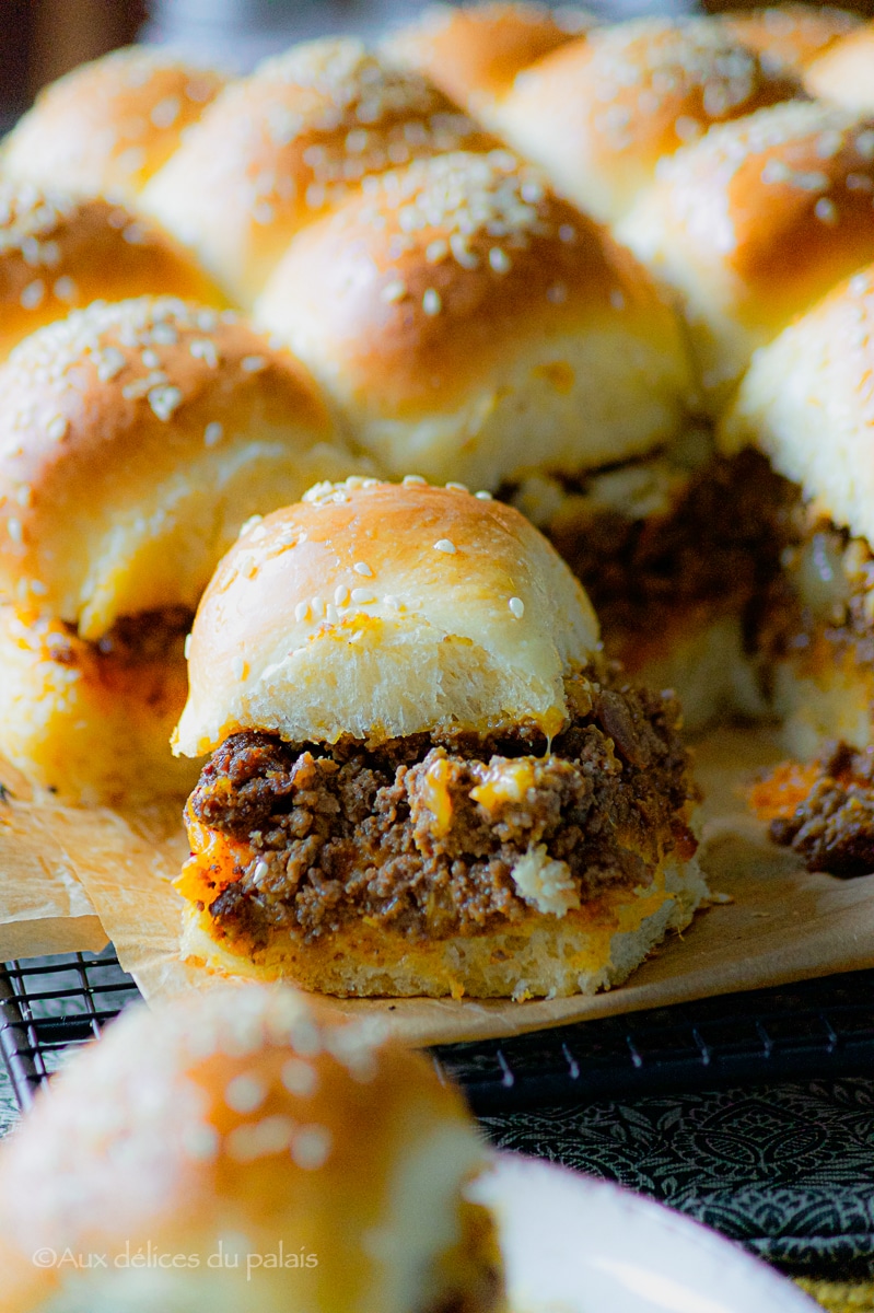 Cheeseburger sliders (Burger Géant à partager) 