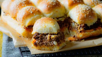 Cheeseburger sliders (Burger Géant à partager) 