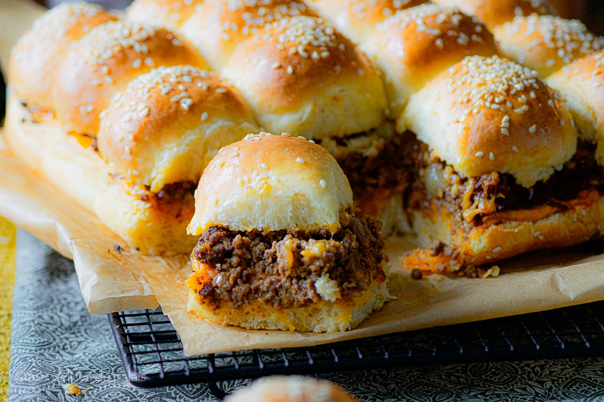 Cheeseburger sliders (Burger Géant à partager) 