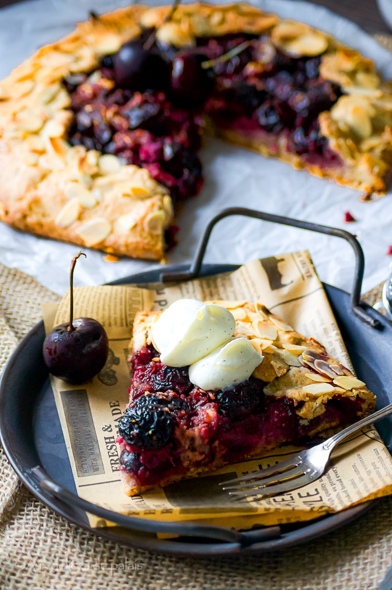 tarte aux cerises facile et rapide