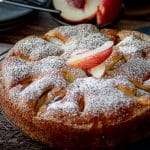 Gâteau aux pêches et mascarpone