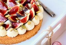 Recette tarte aux figues pistaches à la crème diplomate