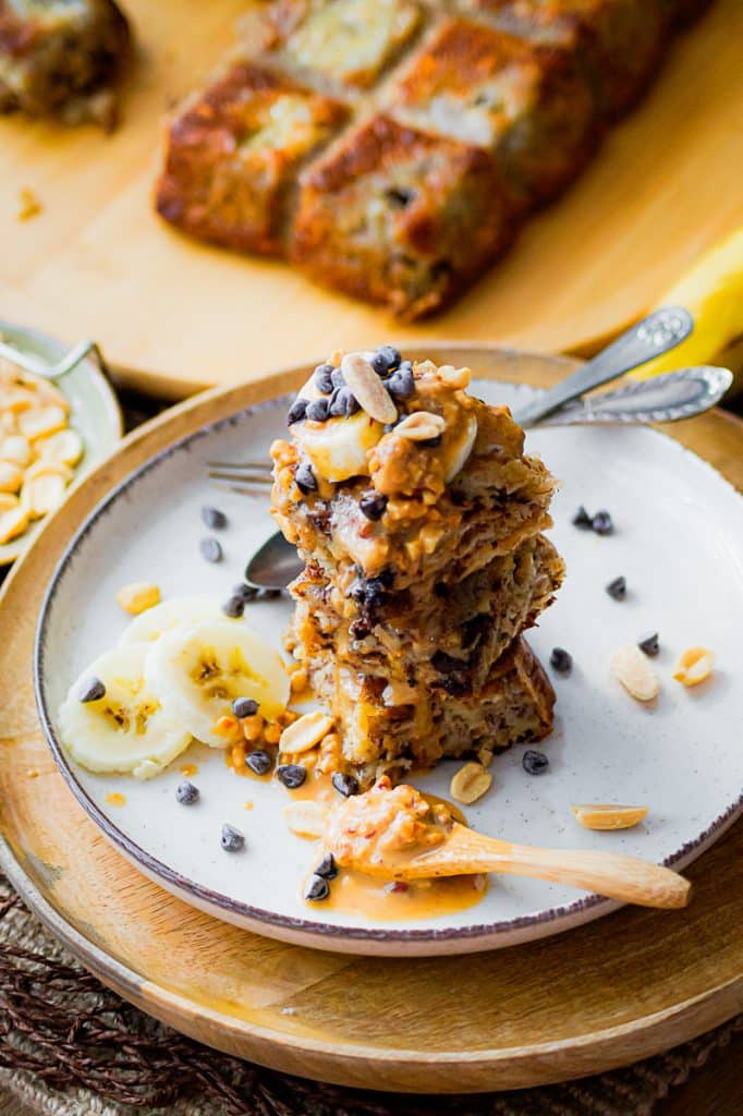 Gateau Banane, Chocolat, flocon d'avoine