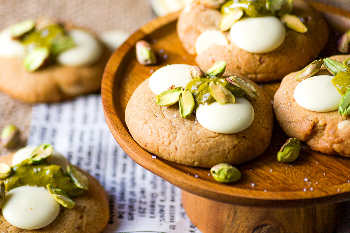 Recette cookies pistaches chocolat blanc