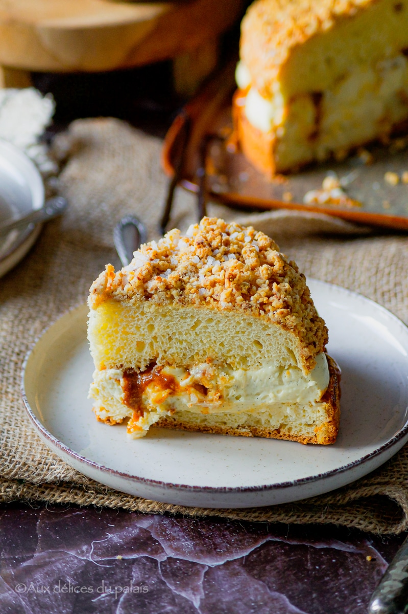 recette brioche à la fleur d'oranger et crème diplomate