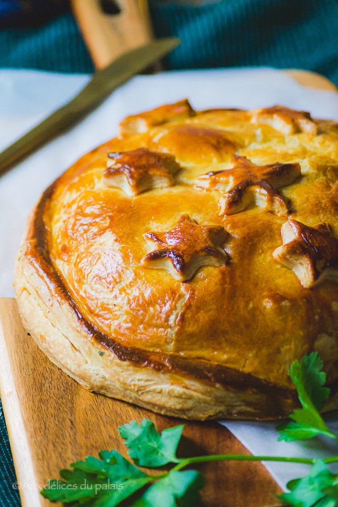 Galette des rois salée pomme de terre fromage