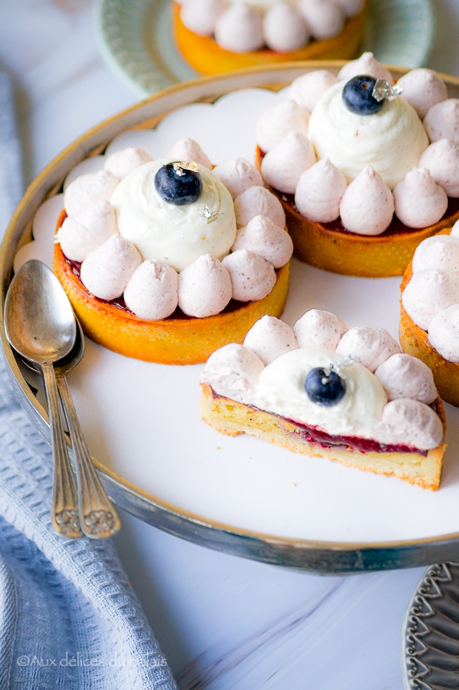 recette tartelette cassis mascarpone Cyril Lignac