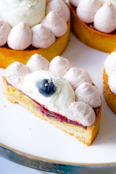 La tarte myrtille cassis de Cyril Lignac