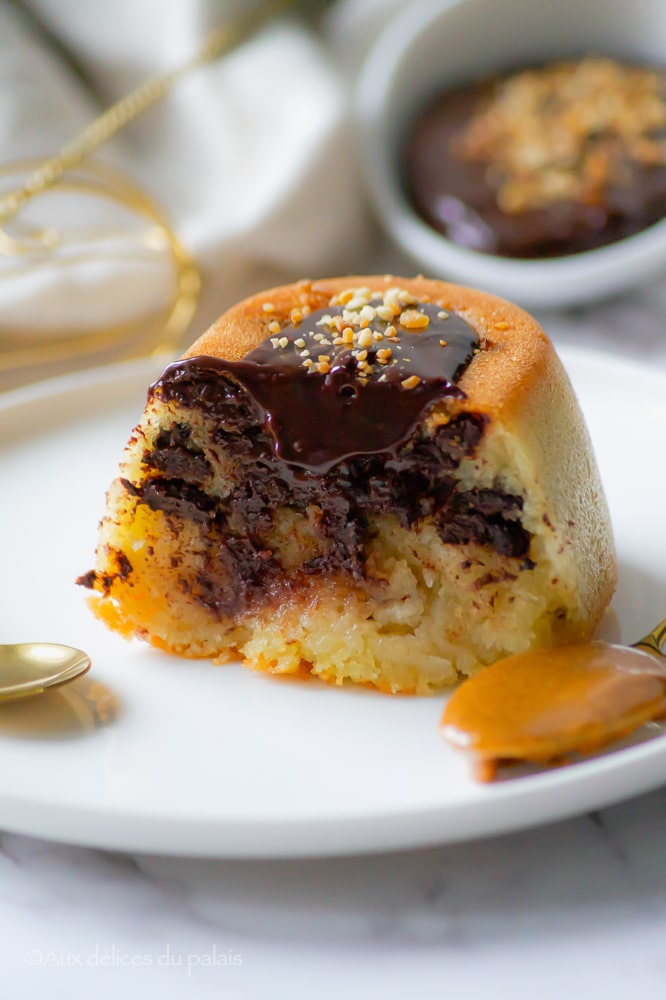 Financiers au chocolat et praliné